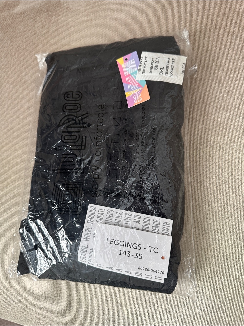 LuLaRoe Black Leggings - Classic Solid